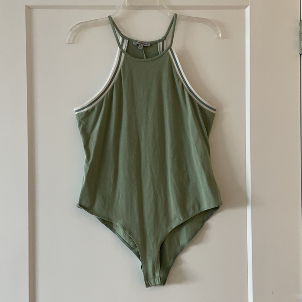 Green Sporty Body Suit